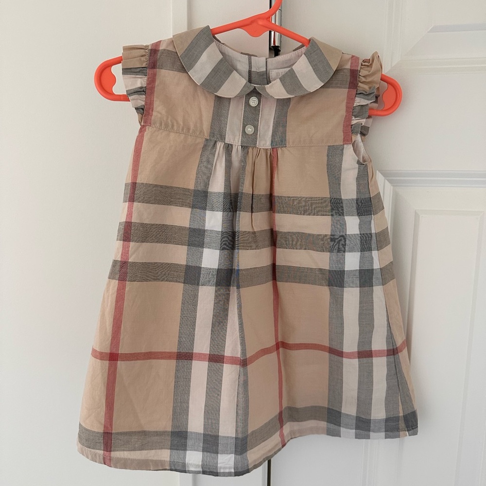 Burberry Baby Girl Vintage Check Dress + Bloomers Size 12m